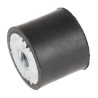 RS PRO M8 Anti-Vibration Mount Female Buffer Foot with 60.5 kg Compression Load, 30 mm OD, 25 mm Height 171-2626