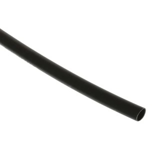 TE Connectivity Heat Shrink Tubing Black 3 mm Sleeve Diameter x 1.2 m Length 2:1 Shrink Ratio Polyolefin ZHTM-3/1.5-0