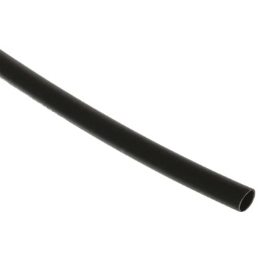 TE Connectivity Heat Shrink Tubing Black 3 mm Sleeve Diameter x 1.2 m Length 2:1 Shrink Ratio Polyolefin ZHTM-3/1.5-0