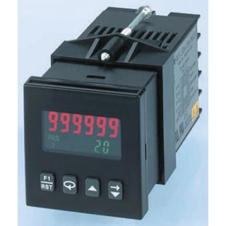 Red Lion 6 Digit LCD Digital Counter 85-250VAC Panel Mount, Dual Preset C48CD102