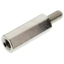 Essentra M4 Brass Hex Standoff, 20 mm Body Length with Male/Female Threads 304420040050