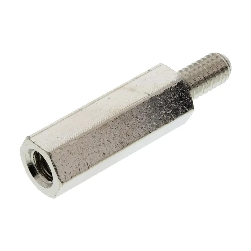 Essentra M4 Brass Hex Standoff, 20 mm Body Length with Male/Female Threads 304420040050