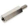 Essentra M4 Brass Hex Standoff, 20 mm Body Length with Male/Female Threads 304420040050