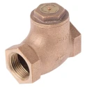 RS PRO Bronze Threaded Single Check Valve 1 in, 25 Bar 284-2727