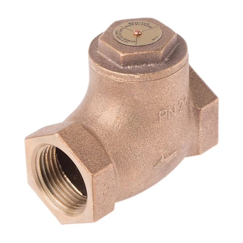 RS PRO Bronze Threaded Single Check Valve 1 in, 25 Bar 284-2727