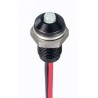 RS PRO White Panel Mount Indicator, 21.6V dc to 26.4V dc, 20mA Current, Lead Wire Termination, IP67 Protection 171-3812