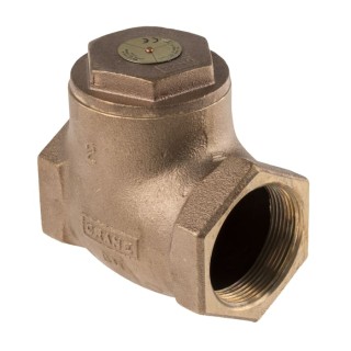 RS PRO Bronze Threaded Single Check Valve 2 in, 25 bar 284-2755