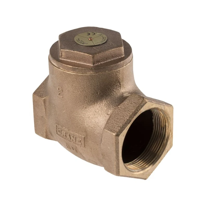 RS PRO Bronze Threaded Single Check Valve 2 in, 25 bar 284-2755