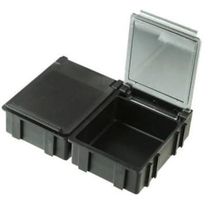 Licefa Black ABS Compartment Box 21 mm x 56 mm x 42 mm SMD-BOX N 3-6-6-10-10
