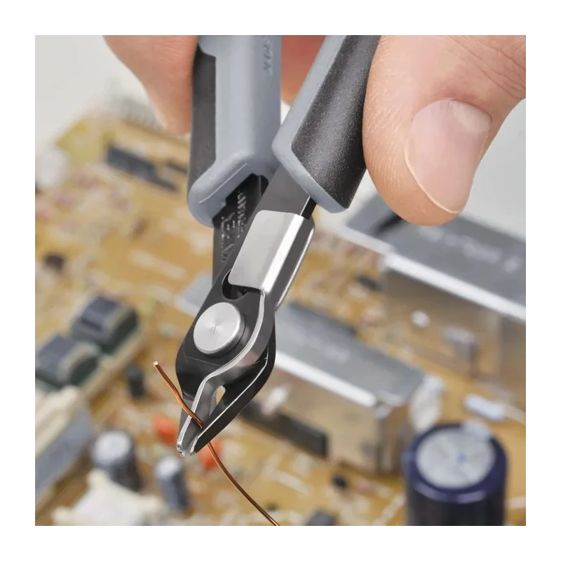Knipex Super Knips® Electronic Side Cutter Without Bevel ESD Safe 125mm 78 71 125 ESD