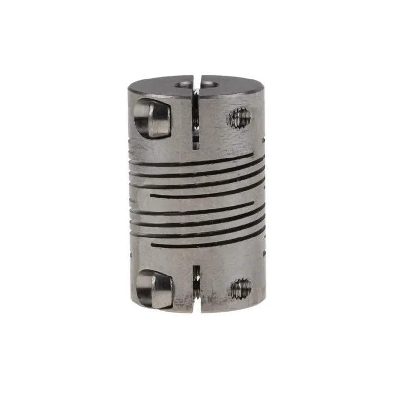 Huco Stainless Steel 6-Beam Clamp Flexible Coupler 15.9 mm OD 6 mm Bore 25.4 mm Length 703.16.2020