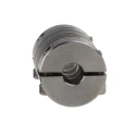 Huco Stainless Steel 6-Beam Clamp Flexible Coupler 15.9 mm OD 6 mm Bore 25.4 mm Length 703.16.2020