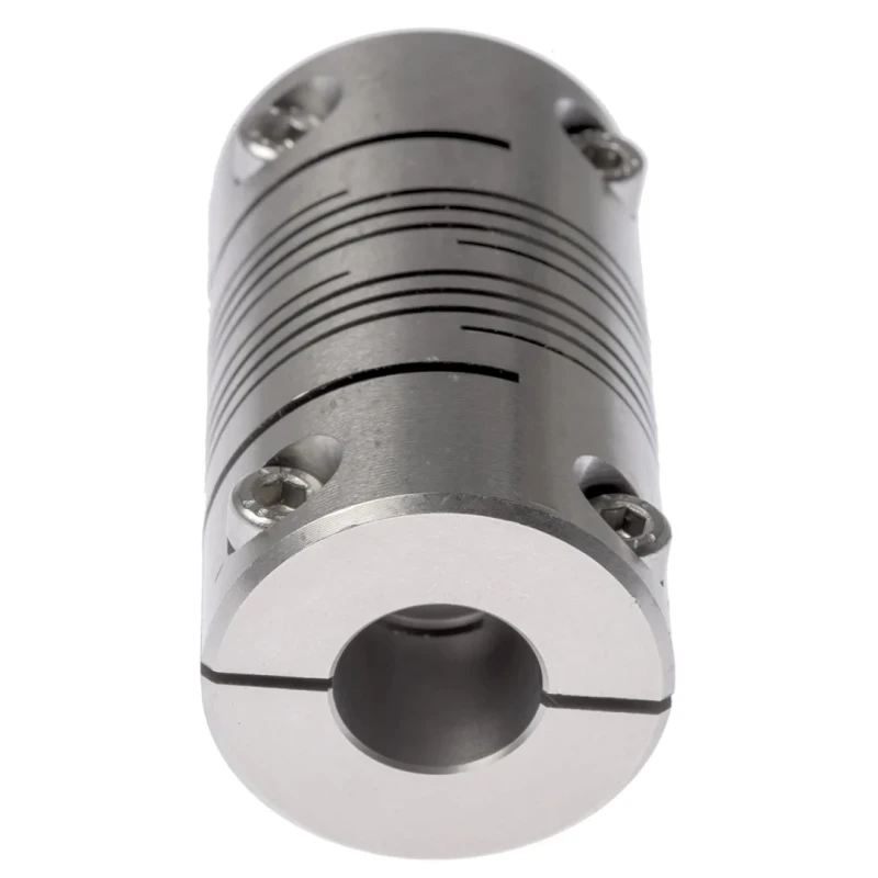 Huco Stainless Steel Clamp Flexible Coupler 31.8 mm OD, 57.2 mm Length, 10 mm Bore 703.32.3838