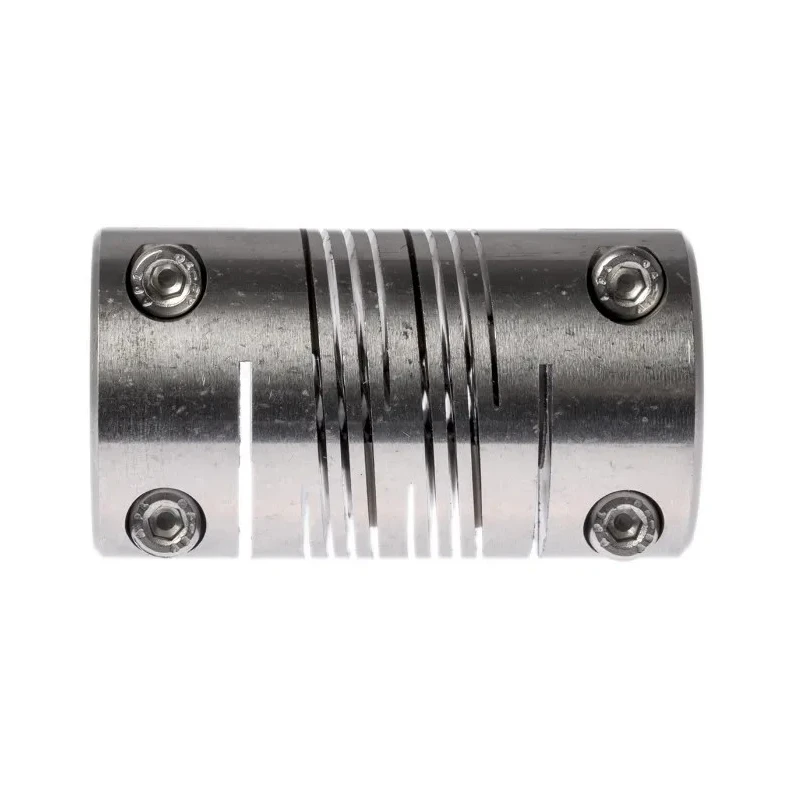 Huco Stainless Steel Clamp Flexible Coupler 31.8 mm OD, 57.2 mm Length, 10 mm Bore 703.32.3838