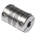Huco Stainless Steel Multi-Beam Clamp Flexible Coupler 25.4 mm OD 8 mm Bore 38.1 mm Length 703.25.2828