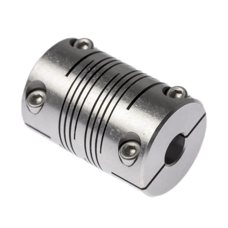 Huco Stainless Steel Multi-Beam Clamp Flexible Coupler 25.4 mm OD 8 mm Bore 38.1 mm Length 703.25.2828