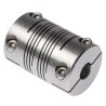 Huco Stainless Steel Multi-Beam Clamp Flexible Coupler 25.4 mm OD 8 mm Bore 38.1 mm Length 703.25.2828