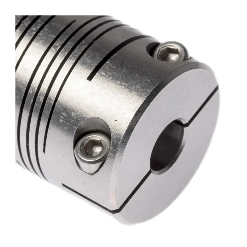 Huco Stainless Steel Multi-Beam Clamp Flexible Coupler 25.4 mm OD 8 mm Bore 38.1 mm Length 703.25.2828