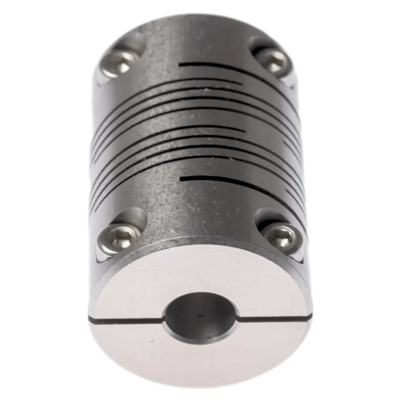 Huco Stainless Steel Multi-Beam Clamp Flexible Coupler 25.4 mm OD 8 mm Bore 38.1 mm Length 703.25.2828
