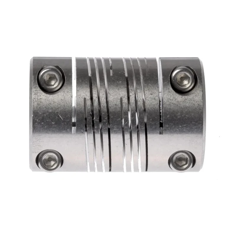 Huco Stainless Steel Multi-Beam Clamp Flexible Coupler 25.4 mm OD 8 mm Bore 38.1 mm Length 703.25.2828