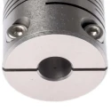 Huco Stainless Steel Multi-Beam Clamp Flexible Coupler 25.4 mm OD 8 mm Bore 38.1 mm Length 703.25.2828