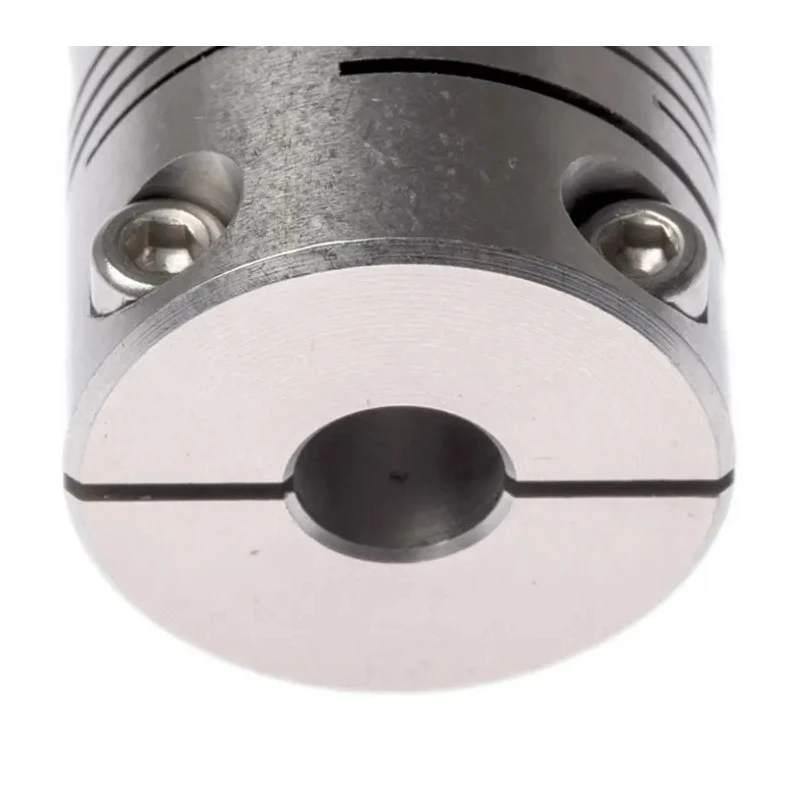 Huco Stainless Steel Multi-Beam Clamp Flexible Coupler 25.4 mm OD 8 mm Bore 38.1 mm Length 703.25.2828