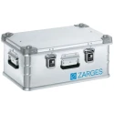 Zarges Metal Waterproof Watertight Transit Case 600 mm x 400 mm x 250 mm, Aluminium, IP54, Lockable 40568