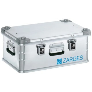 Zarges Metal Waterproof Watertight Transit Case 600 mm x 400 mm x 250 mm, Aluminium, IP54, Lockable 40568