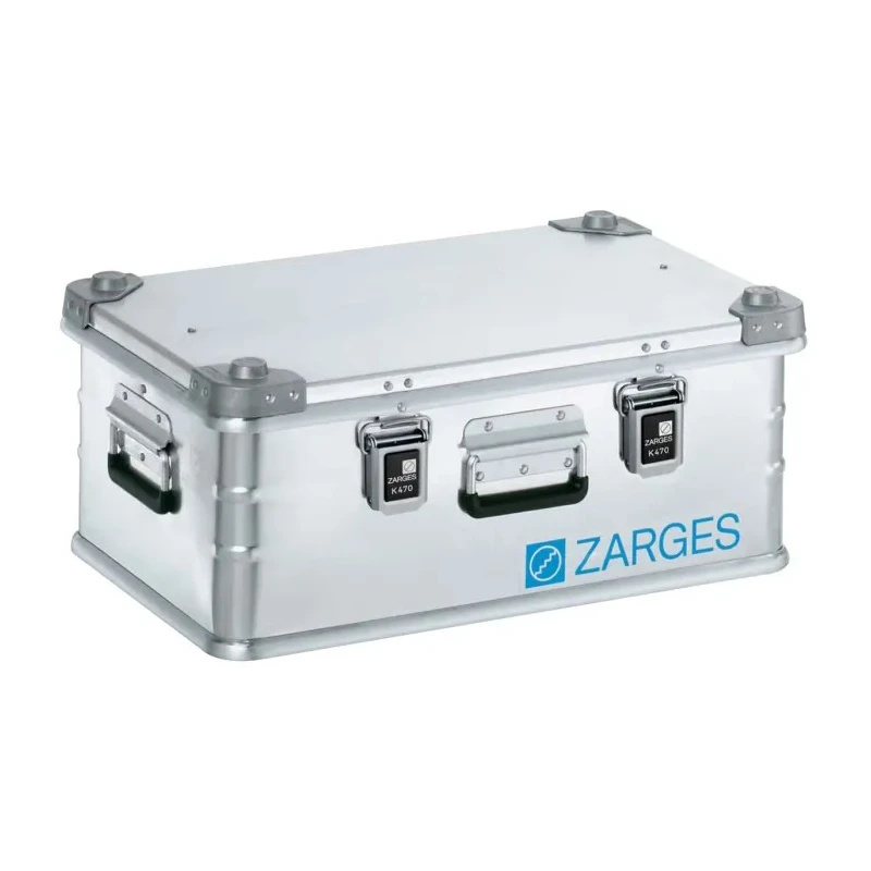 Zarges Metal Waterproof Watertight Transit Case 600 mm x 400 mm x 250 mm, Aluminium, IP54, Lockable 40568