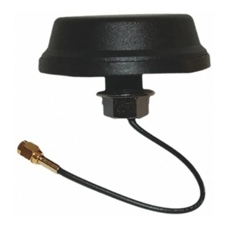 EAD Puck Antenna with SMA Connector, Quad-Band GSM 850/900/1800/1900 MHz, 2m Lead, Through Hole Mount FWB235164-SM-2K