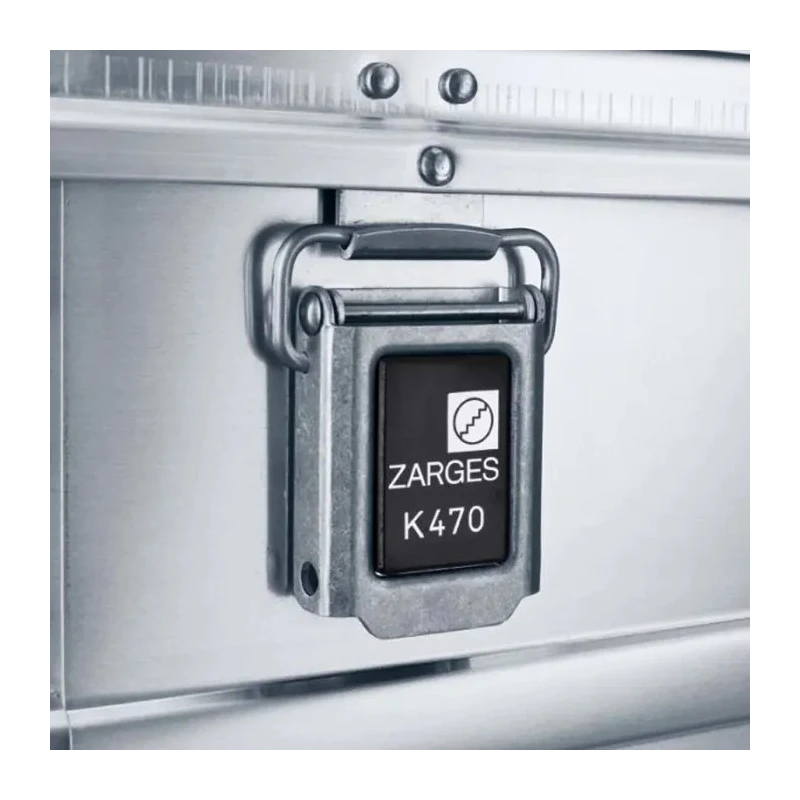 Zarges Metal Waterproof Watertight Aluminium Transit Case 800 mm x 600 mm x 410 mm 10 kg IP54 40565