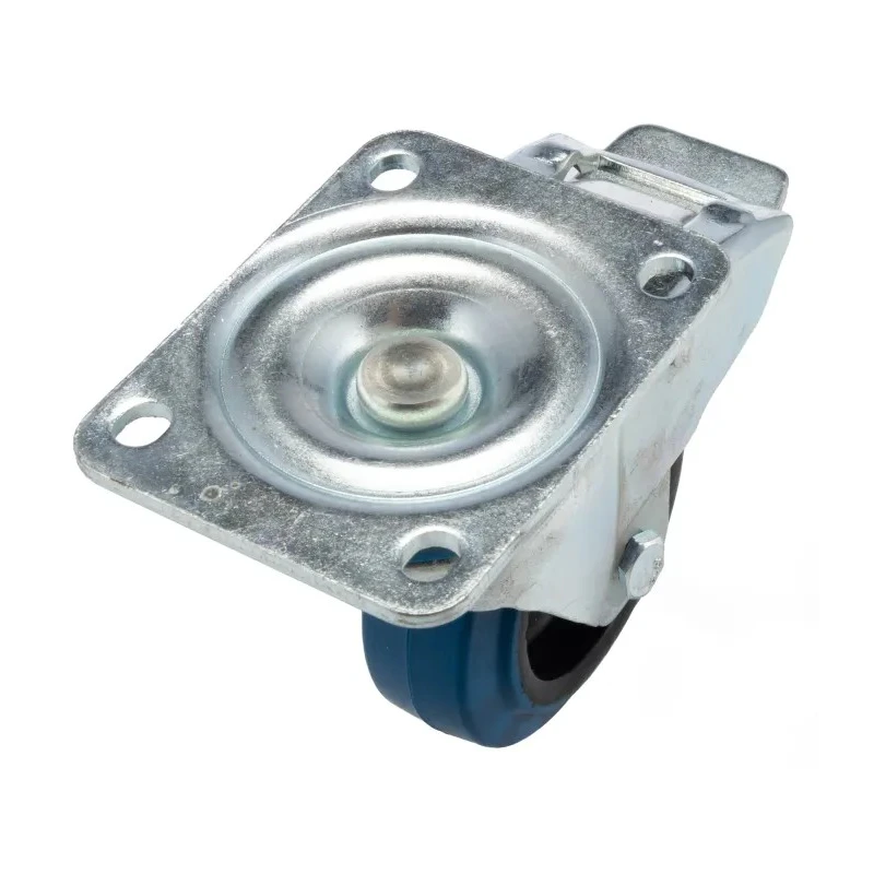 RS PRO Braked Swivel Castor, 180 kg Load Capacity, 100 mm Elastic Wheel Diameter, Roller Bearing Hub, Polyamide Hub 171-8308