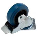 RS PRO Braked Swivel Castor, 180 kg Load Capacity, 100 mm Elastic Wheel Diameter, Roller Bearing Hub, Polyamide Hub 171-8308