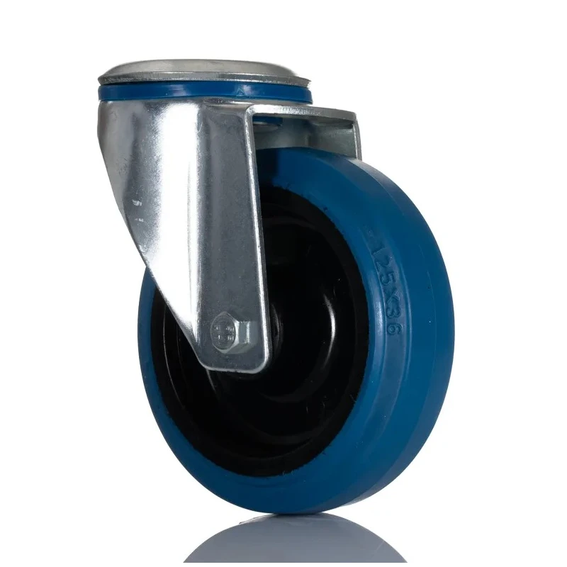 RS PRO Swivel Castor 230 kg Capacity 125 mm Wheel Diameter Rubber Tread 171-8317