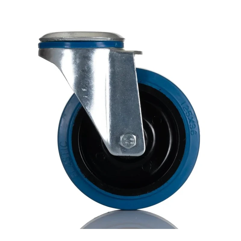 RS PRO Swivel Castor 230 kg Capacity 125 mm Wheel Diameter Rubber Tread 171-8317