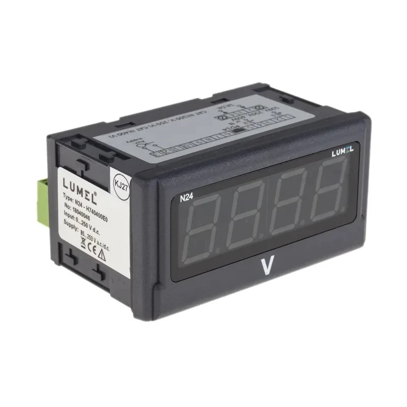 Lumel Digital Panel Multifunction Meter LED Display 92 mm x 45 mm N24-H740400E0