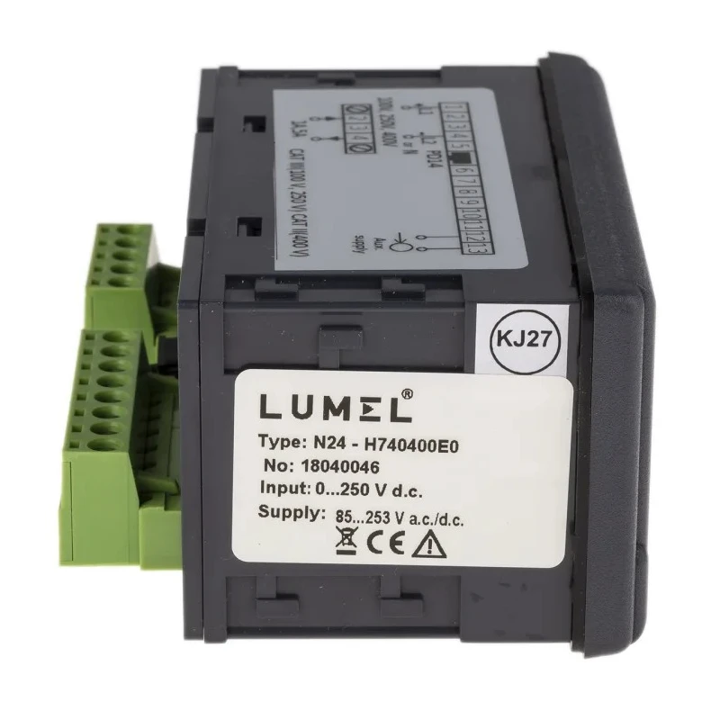 Lumel Digital Panel Multifunction Meter LED Display 92 mm x 45 mm N24-H740400E0