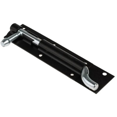 RS PRO Steel Epoxy Black Necked Tower Door Bolt 150 mm 893-8631