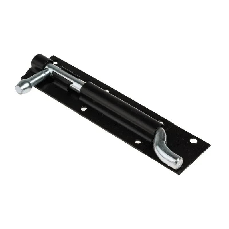 RS PRO Steel Epoxy Black Necked Tower Door Bolt 150 mm 893-8631