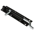 RS PRO Steel Epoxy Black Necked Tower Door Bolt 150 mm 893-8631