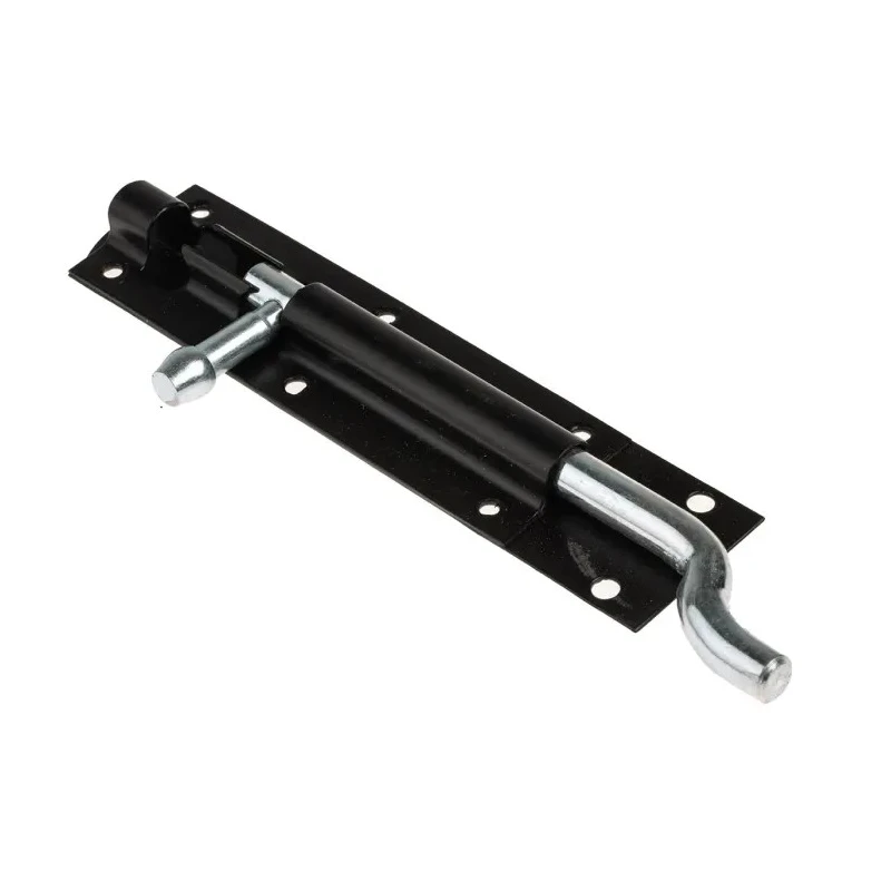 RS PRO Steel Epoxy Black Necked Tower Door Bolt 150 mm 893-8631
