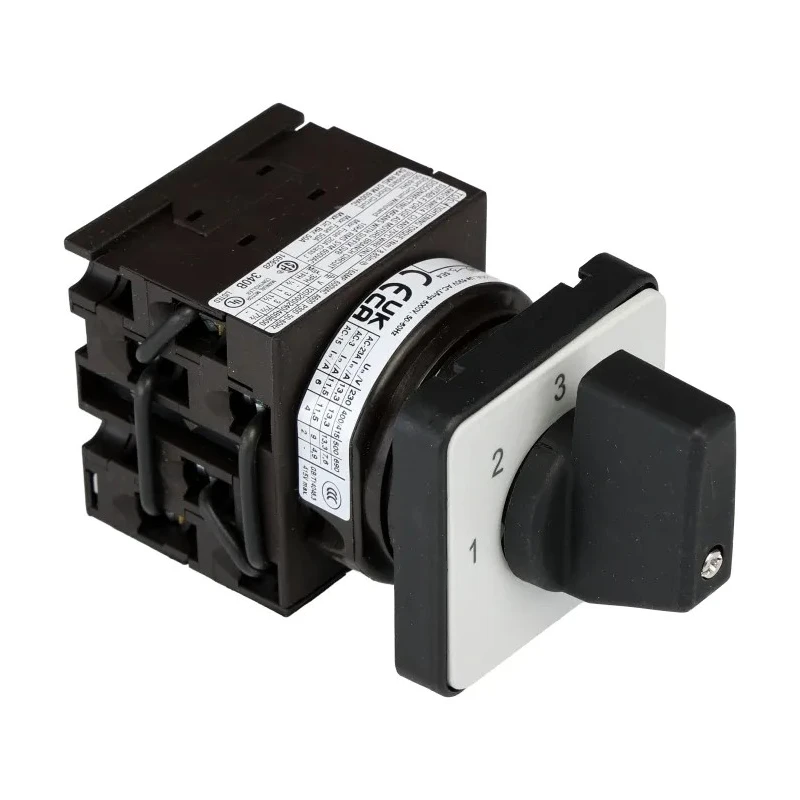 Eaton Cam Switch 3 Position 45° Toggle Actuator 20A, 690V AC, Flush Mount 78628227 T0-3-15137/E/EZ-P1(RS295-3085)