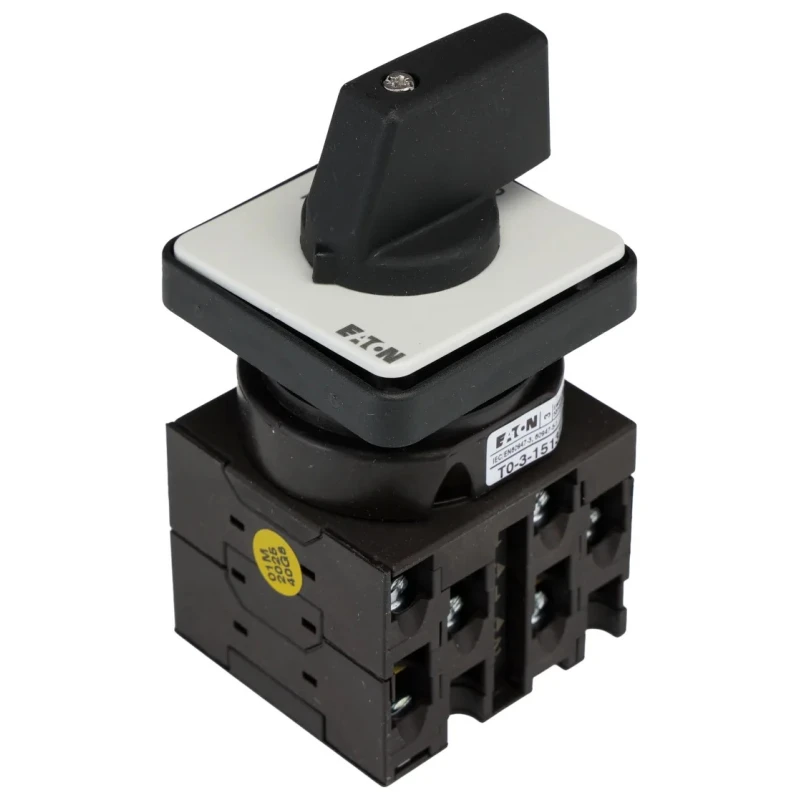 Eaton Cam Switch 3 Position 45° Toggle Actuator 20A, 690V AC, Flush Mount 78628227 T0-3-15137/E/EZ-P1(RS295-3085)