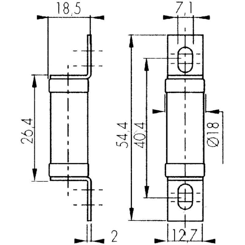 Mersen Protistor High Rupture Capacity British Standard Fuse 150A 250V AC 17 x 27 mm W085556 / BS17UZ25V150
