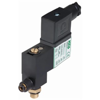 EMERSON ? ASCO Solenoid Valve 3 Port NC 24V DC 1/8 in Fibreglass Reinforced Polyamide Body 18900032.24/DC