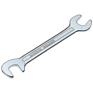 Bahco Double Ended Open Spanner Metric Size 13 mm, Alloy Steel Chrome Finish 120mm Overall Length 1931M-13