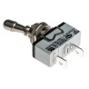 APEM Toggle Switch, Panel Mount, On-Off SPST, Tab Terminal, 24 V dc, 250 V ac 631H/2-2V