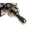 APEM Toggle Switch, Panel Mount, On-Off SPST, Tab Terminal, 24 V dc, 250 V ac 631H/2-2V