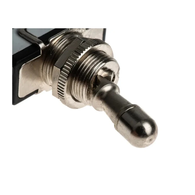 APEM Toggle Switch, Panel Mount, On-Off SPST, Tab Terminal, 24 V dc, 250 V ac 631H/2-2V