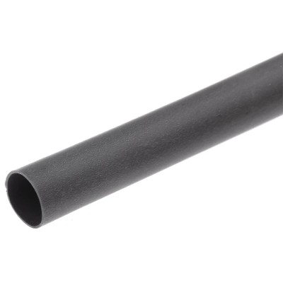 TE Connectivity Halogen Free Heat Shrink Tubing Black 12.7 mm Sleeve Diameter x 1.2m Length 2:1 Ratio ZH-100-1/2-0